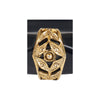 Secondhand Bracelet with Golden Metal Details - '00s