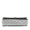 Secondhand Chanel Medium Classic Quilted Tweed and Metallic Lambskin Double Flap