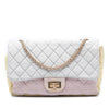 Secondhand Chanel Tricolor Quilted Grosgrain Satin Reissue 2.55 Single Flap 227