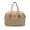 Gucci GG Canvas Web Travel Bag Secondhand