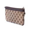 Gucci GG Canvas Horsebit Wristlet Pochette Secondhand