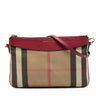 Secondhand Burberry House Check Canvas Derby Peyton Crossbody