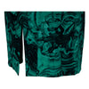 Secondhand Michael Kors Emerald 'Malachite' Print Dress - '00s
