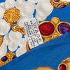 Secondhand Chanel Pearls and Gripoix Printed Silk Scarf 90
