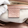 Gucci Metallic Pebbled Calfskin Bella Satchel Secondhand