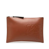 LOEWE Leather Anagram Flat Pouch Secondhand