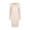 Secondhand Jil Sander Beige Longsleeve Pocket Dress - '10s
