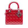 Secondhand Dior Medium Patent Cannage Lady Dior