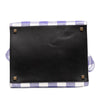 Celine Medium Gingham Raffia Luggage Phantom Tote Secondhand
