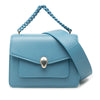 Bvlgari Leather Serpenti Forever Maxi Chain Top Handle Bag Secondhand