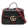 Secondhand Gucci GG Marmont Matelasse Leather Torchon Top Handle Bag