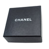 Chanel CC Silver Plated Sunflower Clip on Earrings Secondhand