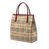 Secondhand Burberry Haymarket Check Coated Canvas Tote