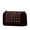 Chanel Old Medium Velvet and Tweed Boy Flap Secondhand