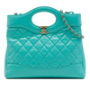 Secondhand Chanel Mini Quilted Shiny Lambskin 31 Shopping Bag