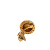 Secondhand Chanel Gold Plated CC Round Clip On Earrings