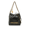 Secondhand Chanel Mini Shiny Calfskin 22 Handbag