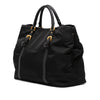 Prada Vitello Daino Trimmed Tessuto Satchel Secondhand