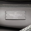 Secondhand Valentino Large Metallic Knit Roman Stud Satchel