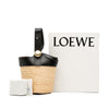 LOEWE Mini Raffia Pebble Bucket Bag Secondhand