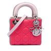 Dior Mini Tricolor Lambskin Cannage Lady Dior Secondhand