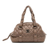 Chanel Distressed Lambskin Lady Braid Bowler Bag Secondhand