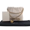 Chanel Mini Shiny Calfskin 22 Hobo Secondhand