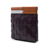Bottega Veneta Lambskin Maxi Intrecciato The Snap Clutch Secondhand