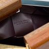Bottega Veneta Lambskin Maxi Intrecciato The Snap Clutch Secondhand