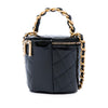 Chanel Quilted Patent Afternoon Tea Top Handle Vanity Case with Chain Secondhand