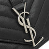 Saint Laurent Baby Sheepskin Chevron Classic Monogram Chain Bag Secondhand