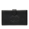 Chanel CC Caviar Bifold French Long Wallet Secondhand