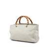 Gucci Medium Calfskin Bamboo Shopper Satchel Secondhand