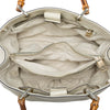 Gucci Medium Calfskin Bamboo Shopper Satchel Secondhand
