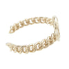 Chanel CC Brass Strass Star and Coin Chain Cuff Bracelet Secondhand