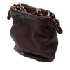 LOEWE Mini Mellow Nappa Donut Chain Flamenco Knot Clutch with Strap Secondhand