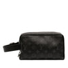 Louis Vuitton Monogram Eclipse Locker Dopp Kit Clutch Secondhand