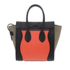 Secondhand Celine Micro Tricolor Leather Luggage Tote
