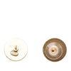 Secondhand Chanel CC Gold Plated Crystals Push Back Earrings