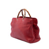 Gucci Large Calfskin Bamboo Shopper Satchel Secondhand