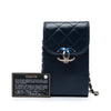Chanel Caviar Thread Around Phone Holder with Chain Secondhand