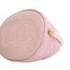 Secondhand Chanel Mini Quilted Calfskin About Pearls Drawstring Bucket Bag