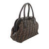 Fendi Zucca Canvas Frame Handbag Secondhand