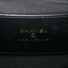 Chanel CC Quilted Lambskin Half Moon Top Handle Flap Secondhand