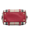 Secondhand Burberry Small House Check Canvas Alchester Bowling Bag