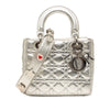 Secondhand Dior Small Metallic Grained Calfskin Cannage My ABCDior Lady Dior