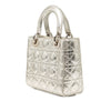 Secondhand Dior Small Metallic Grained Calfskin Cannage My ABCDior Lady Dior