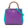 Secondhand Gucci Mini Bicolor Calfskin Bamboo Shopper Satchel