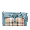 Secondhand Burberry Haymarket Check Coated Canvas Leah Crossbody