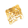 Chanel CC Gold Plated Twisted Brooch Secondhand